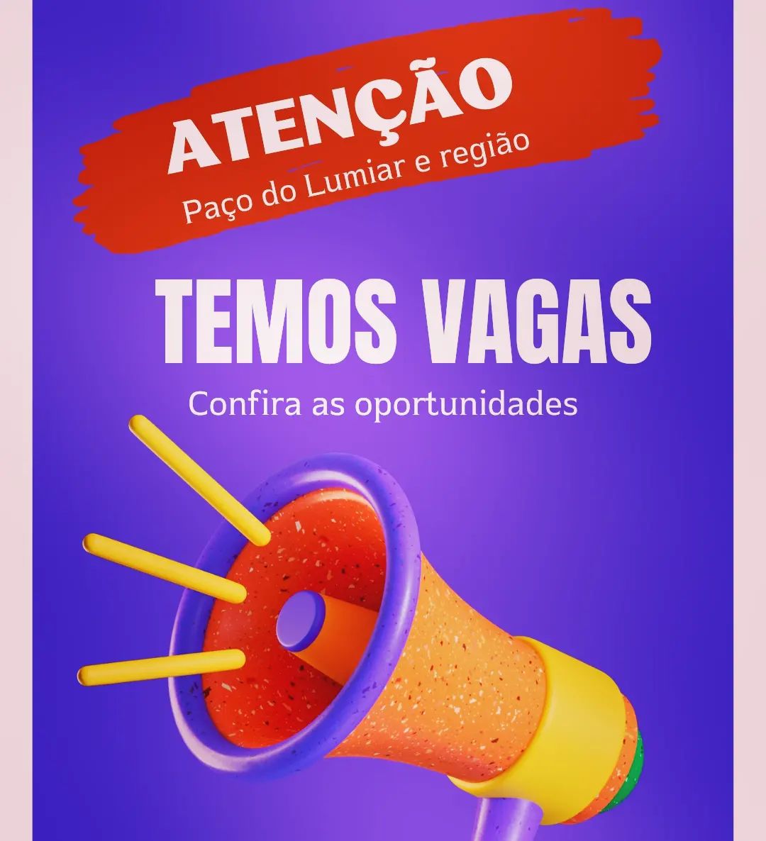 "Professor, motorista e pedreiro" são algumas das principais vagas disponíveis nesta quinta(23) no SINE de Paço do Lumiar