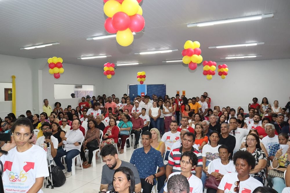 Paço do Lumiar: Conferência do PCdoB mostra coesão entre diversas forças