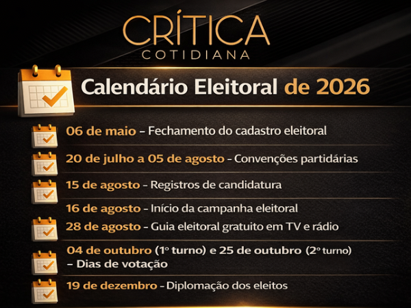 Eleições 2026: veja as principais datas do calendário eleitoral no Brasil