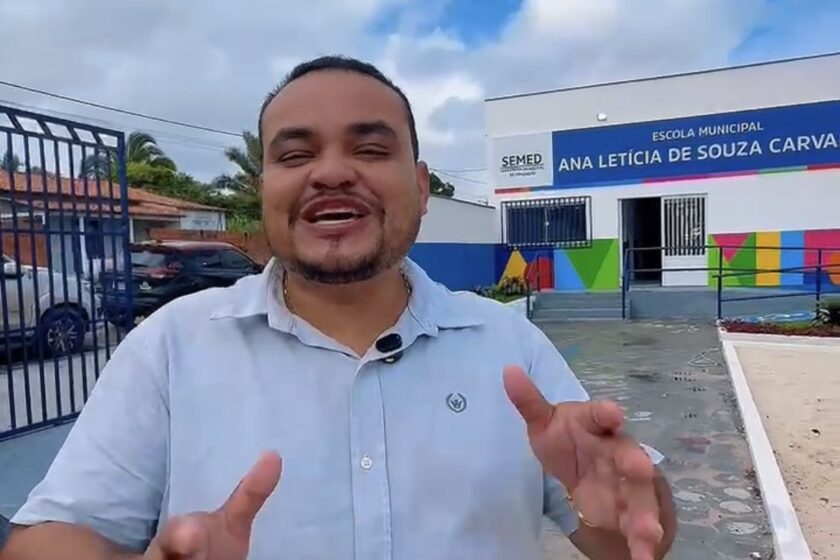 Geovane Abreu acompanha ação de saúde no Cumbique e vistoria escola que será transformada em colégio militar