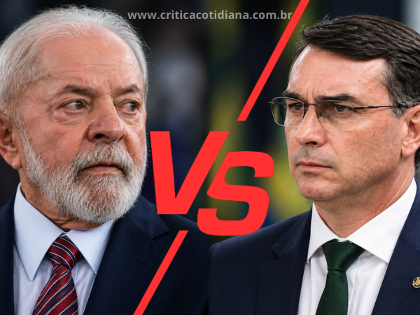 Pesquisa eleitoral: Flávio 44% x Lula 43% no 2º turno indica disputa voto a voto