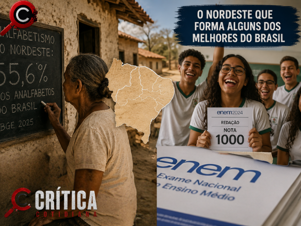 O Nordeste dos analfabetos e o Nordeste dos primeiros lugares