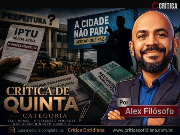 CRÍTICA DE QUINTA | Presente de grego para o contribuinte. Nem tudo que brilha é relíquia nem joia