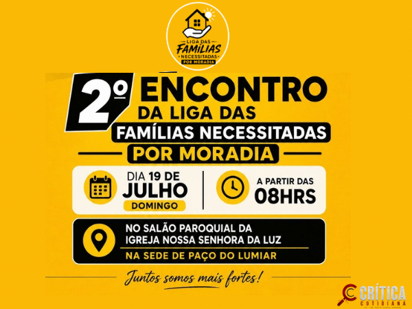 Liga das Famílias Necessitadas por Moradia realiza II encontro em Paço do Lumiar e anuncia projeto de moradia em homenagem a Nonato Pudim