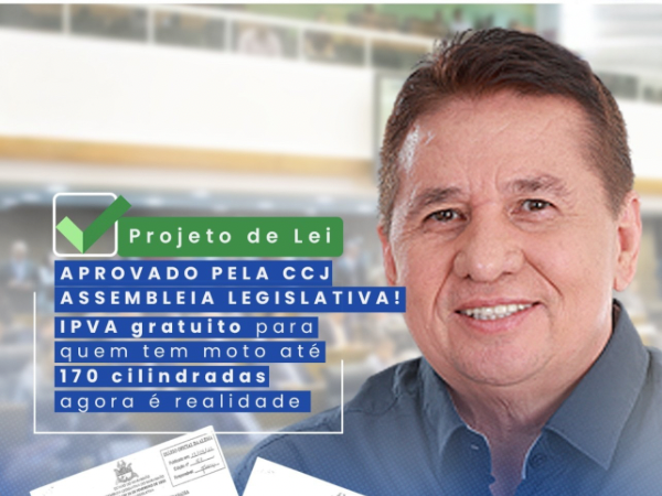 Ariston usa programa eleitoral para reforçar isenção do IPVA a motociclistas maranhenses